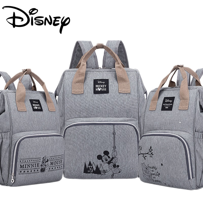 Mickey, Minnie, Pooh Disney Maternity Backpack Bag