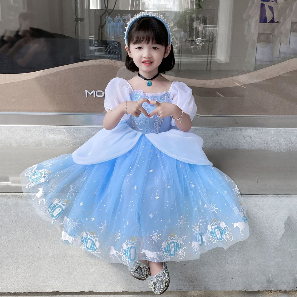 Cinderella Premium Cosplay Children's Costume