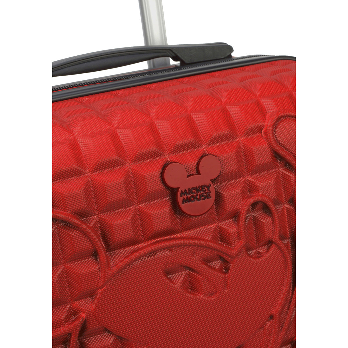 Mickey Maple Red Embossed Travel Bag