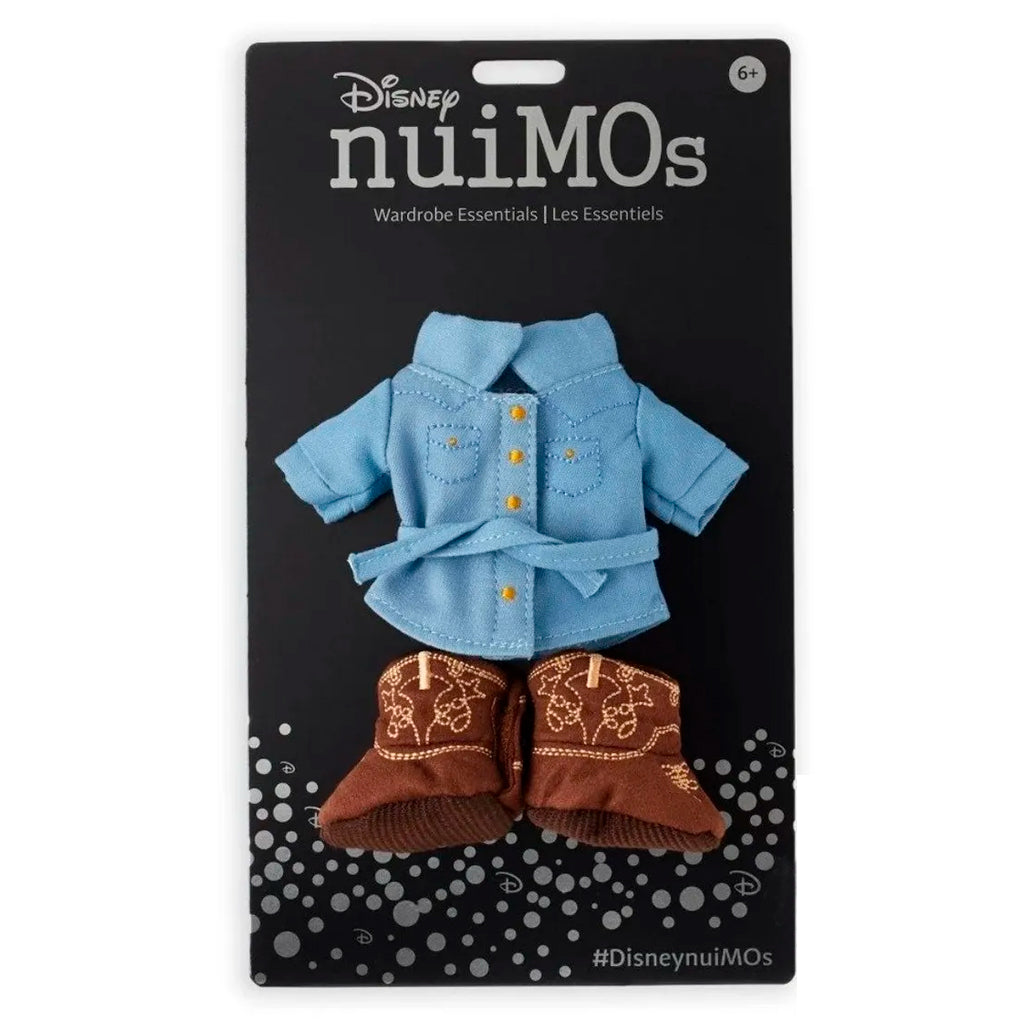 Blusa e Botas Cowboy p/ Pelúcia nuiMOs Original Disney