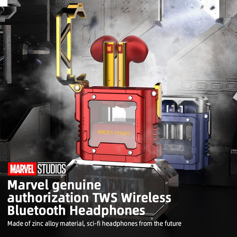 Fones de Ouvido Gamer Marvel Bluetooh 5.3