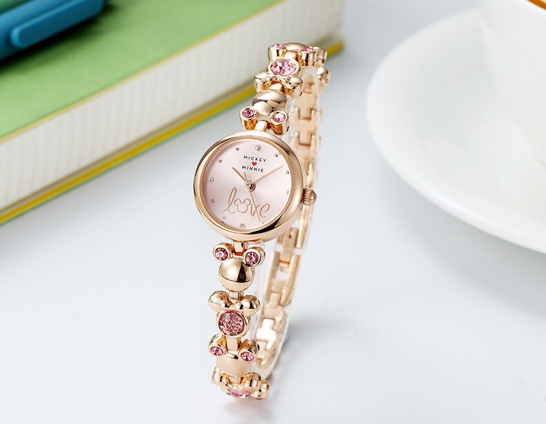 Reloj de pulsera Mickey y Minnie Love Disney