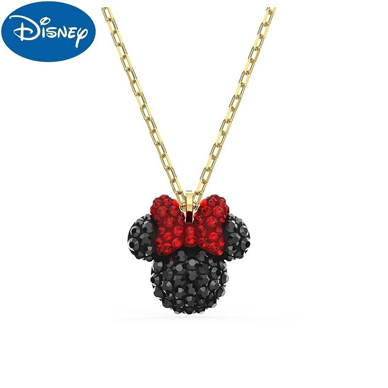 Mickey Minnie Crystal Disney Necklace