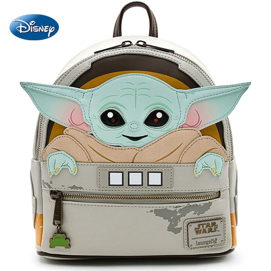 Bolsa Mochila de Costas Baby Yoda Loungefly Original Star Wars Disney