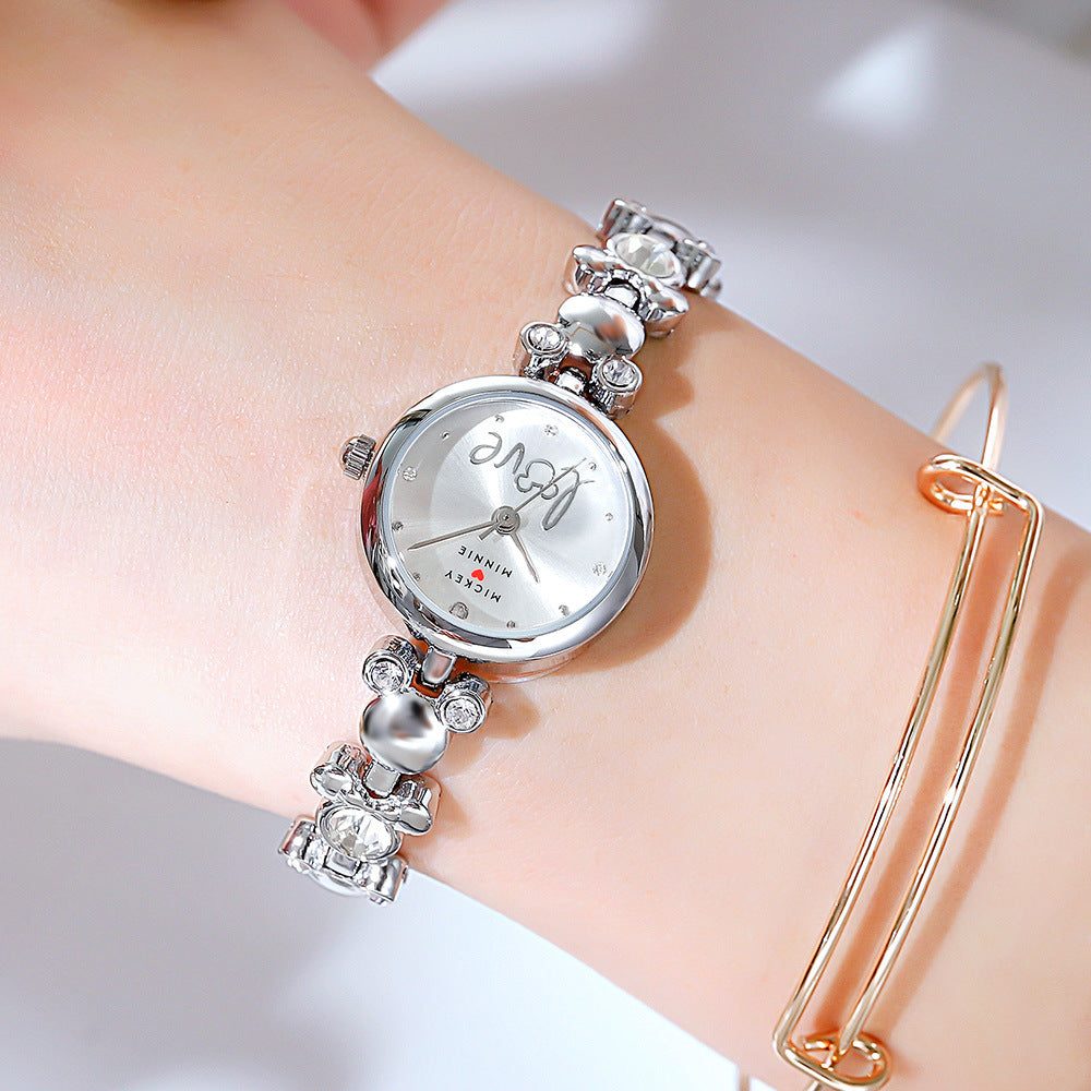Reloj de pulsera Mickey y Minnie Love Disney