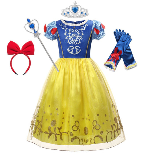 Fantasia Branca de Neve Infantil Cosplay Estándar