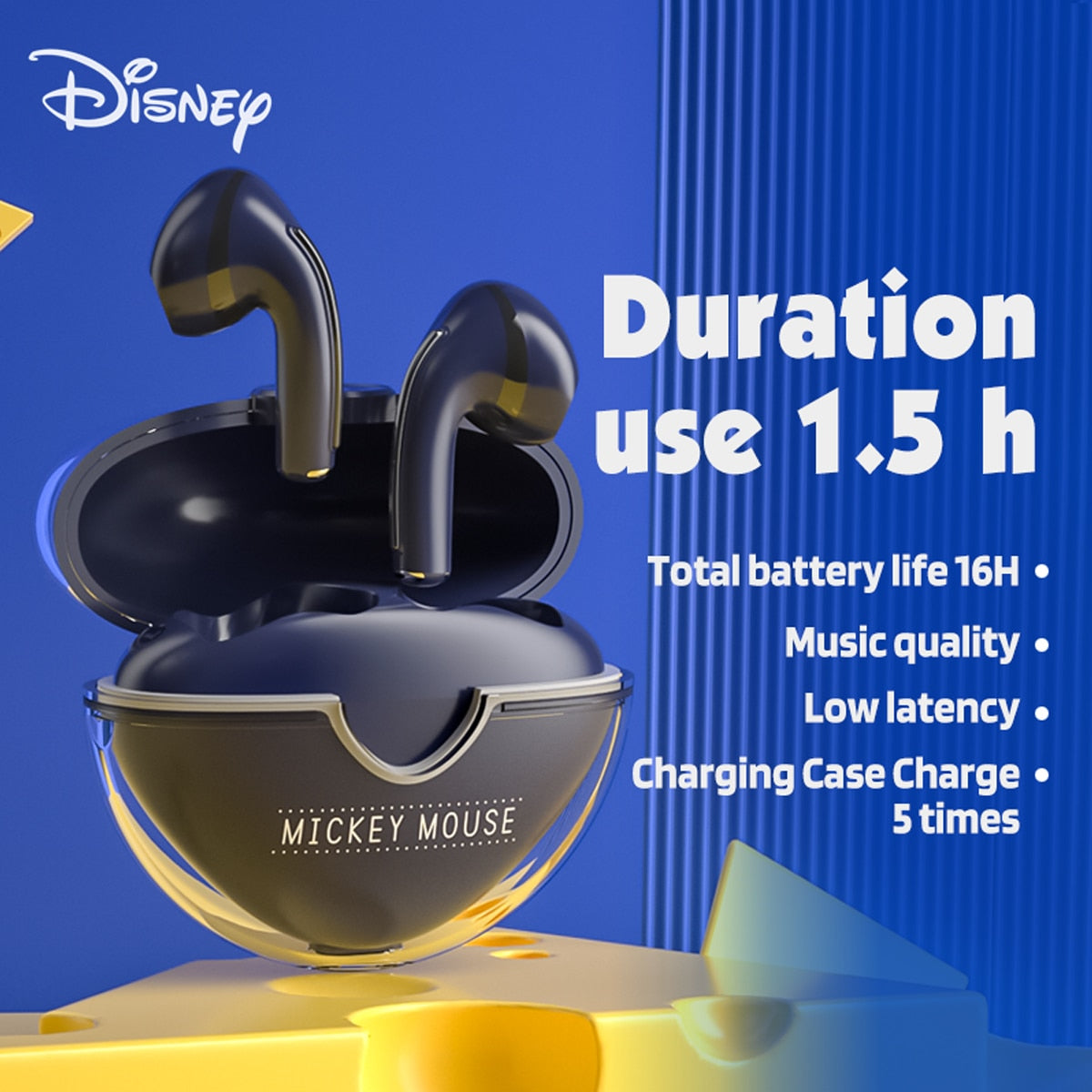 Auriculares inalámbricos Bluetooth TWS Mickey de Disney