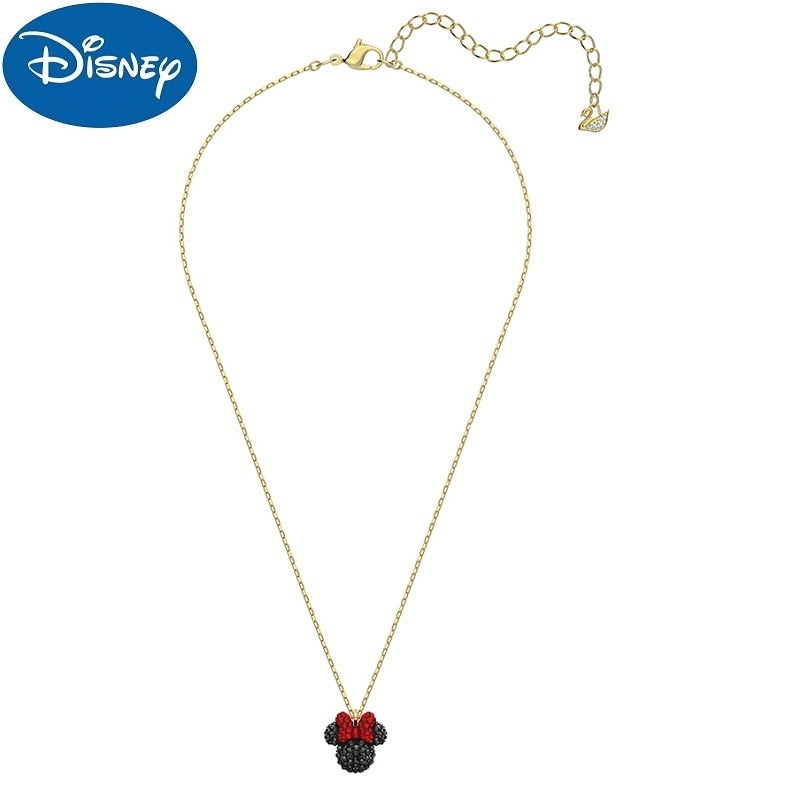 Mickey Minnie Crystal Disney Necklace