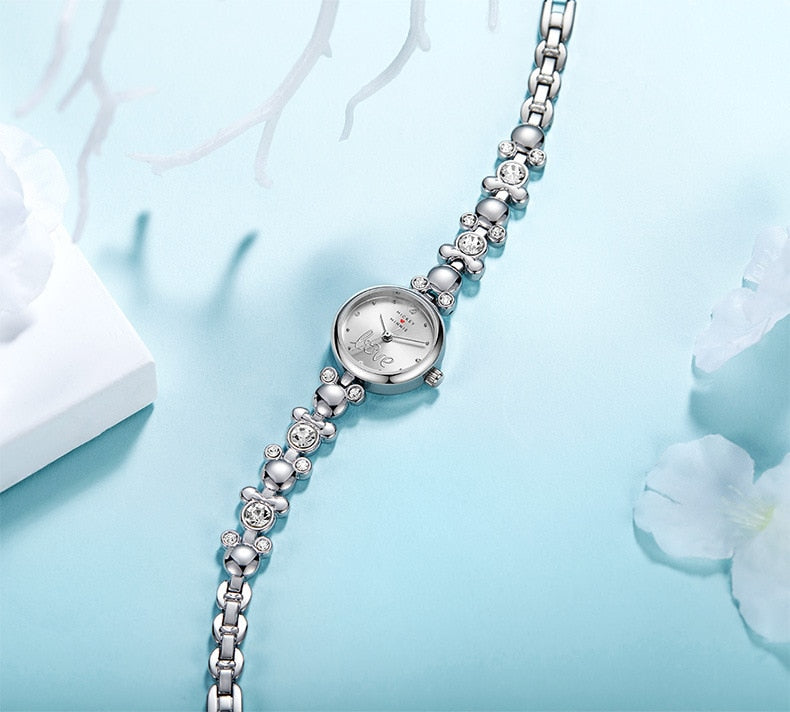 Reloj de pulsera Mickey y Minnie Love Disney