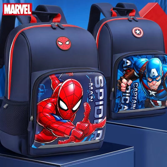 Mochila Infantil Espalda Ergonómica Vengadores Super Lujo Marvel