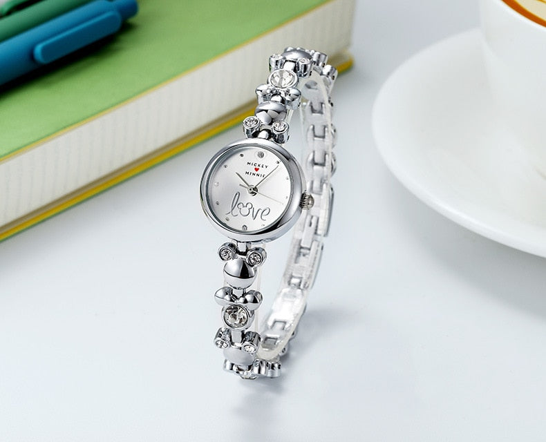 Reloj de pulsera Mickey y Minnie Love Disney