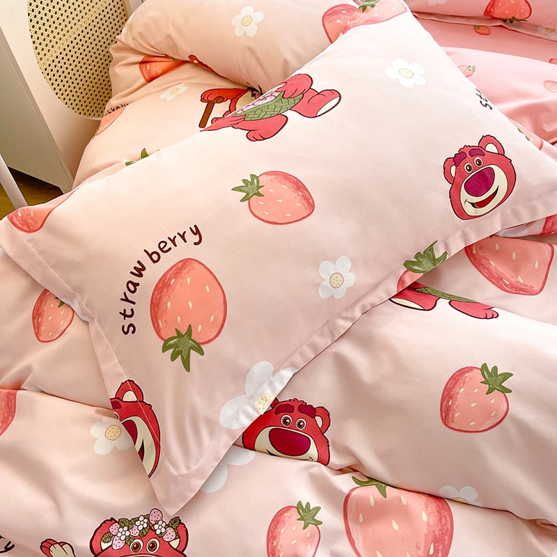 Lotso Toy Story Disney Duvet Cover, Sheet and Pillowcase Kit