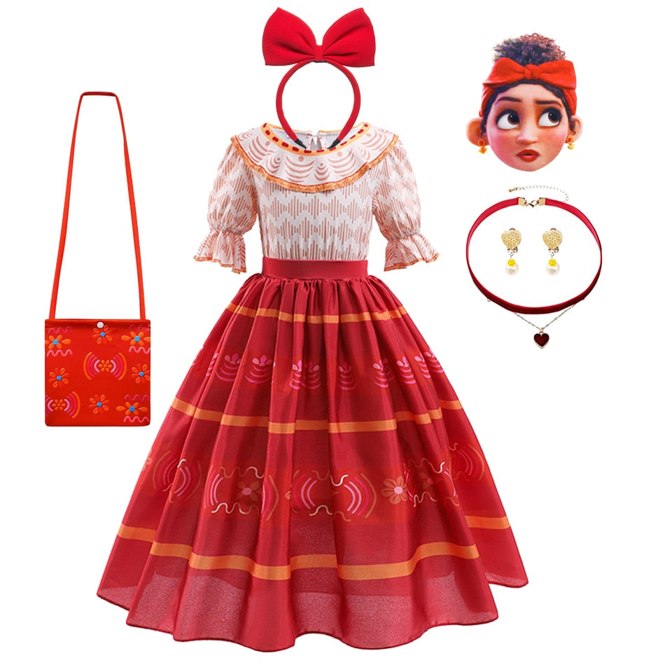 Fantasia Infantil Dolores Encanto Cosplay – Magia e Imaginacao