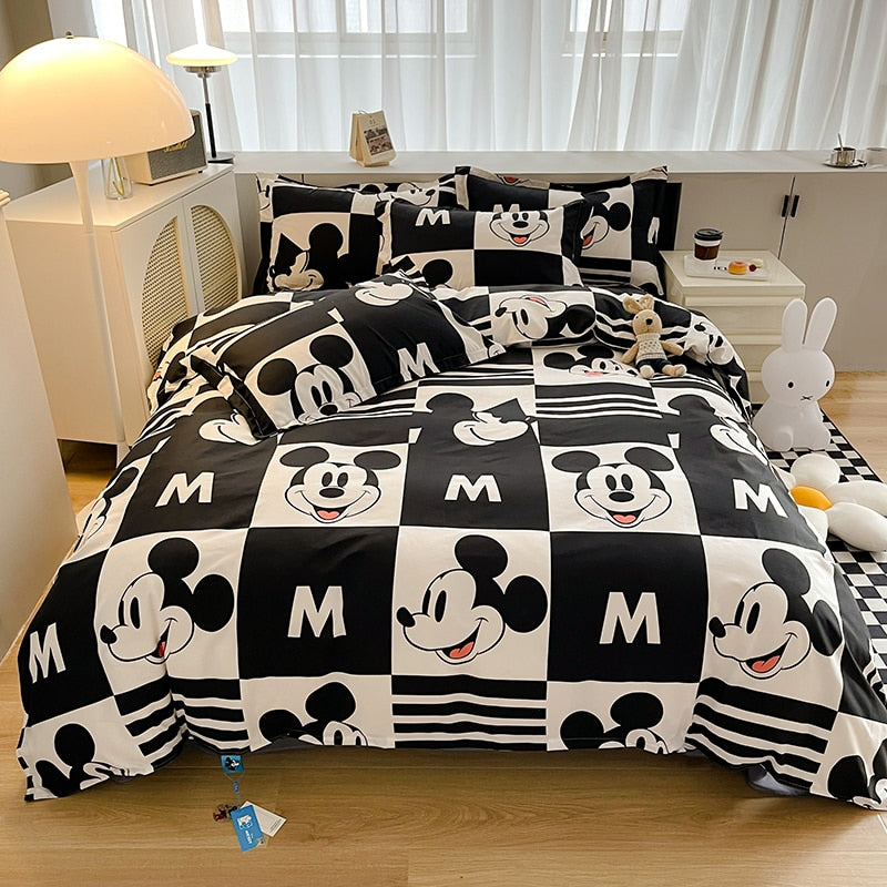 Kit Funda Nórdica, Sábana y Funda de Almohada Mickey Chess Disney