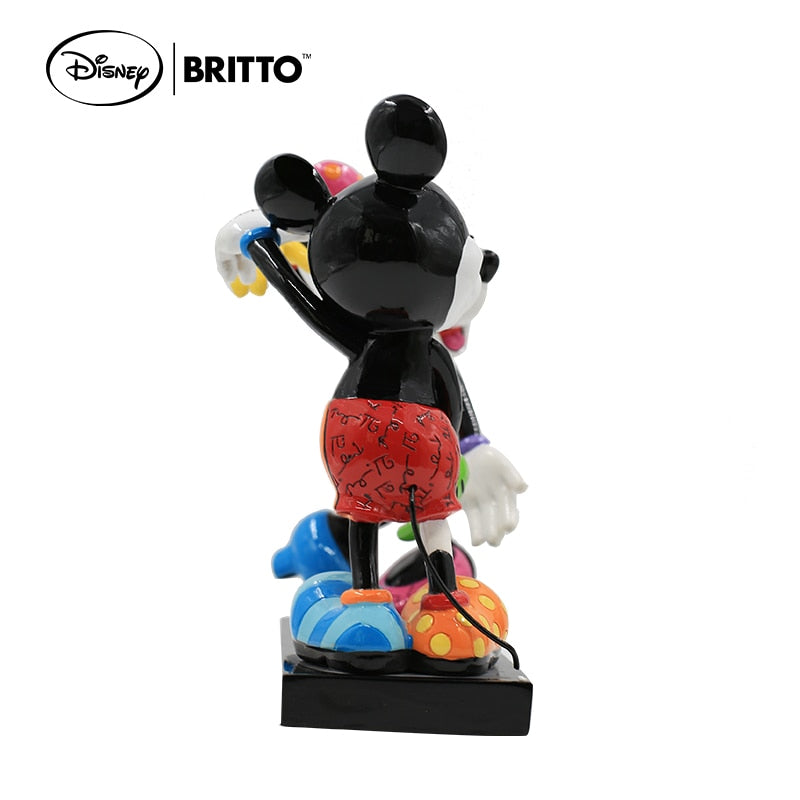 Heart Mickey and Minnie Romero Britto Disney Statue