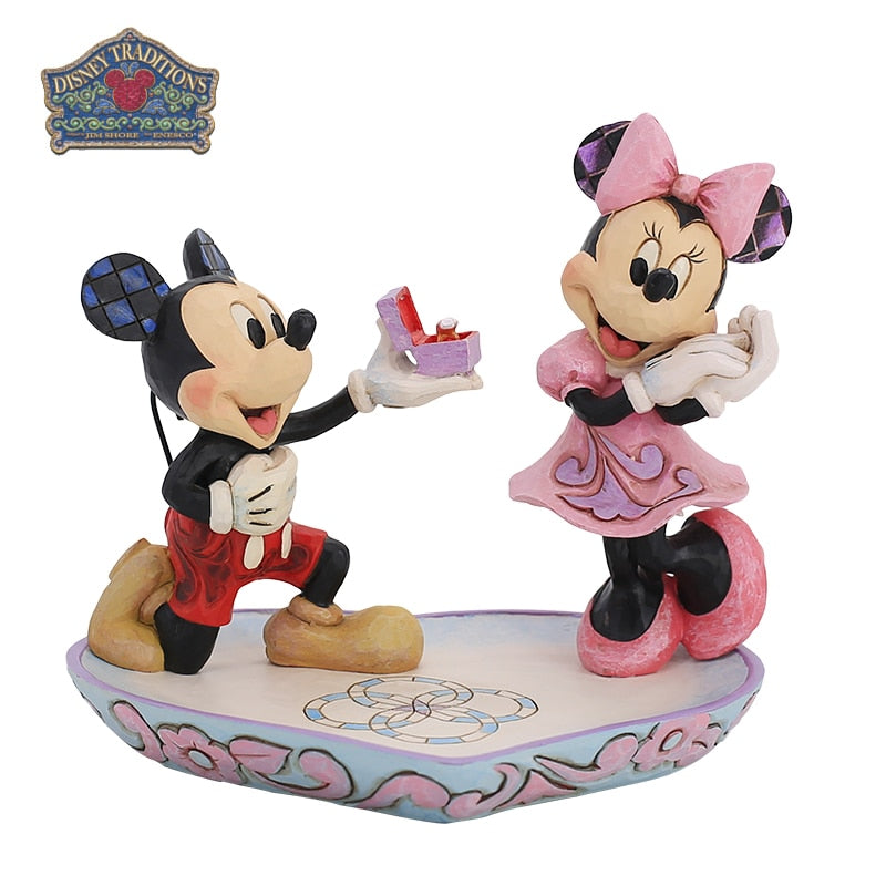 Estátua Mickey e Minnie Um Momento Mágico