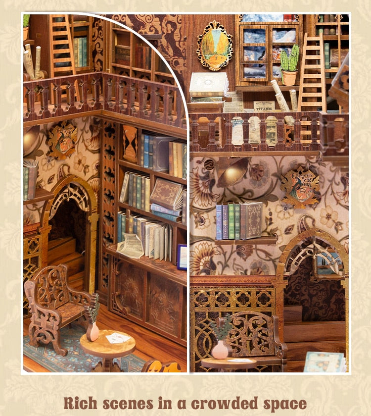 Mini Cenário Biblioteca Eternal Bookstore