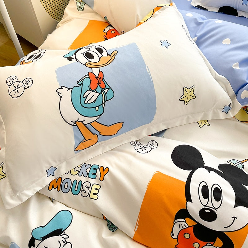 Kit Funda Nórdica, Sábana y Funda de Almohada Mickey y Donald Disney