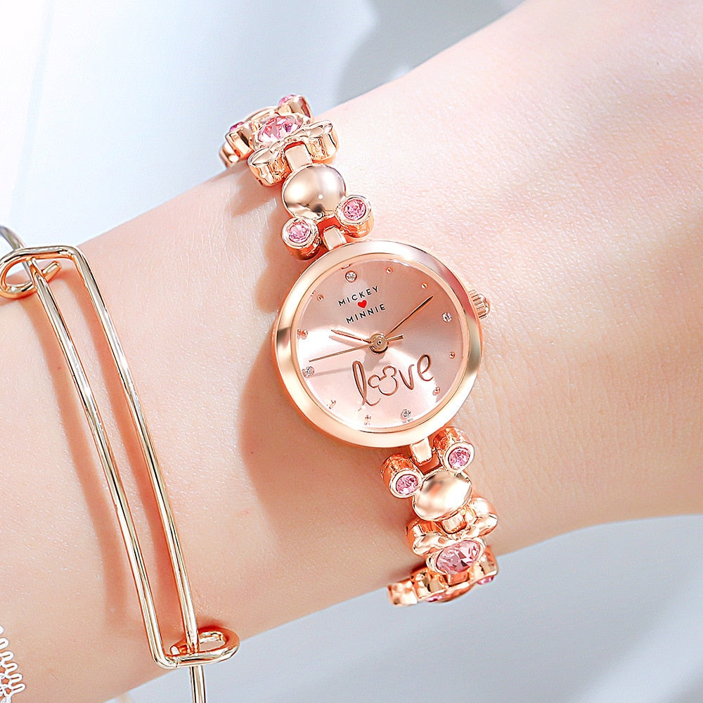 Reloj de pulsera Mickey y Minnie Love Disney