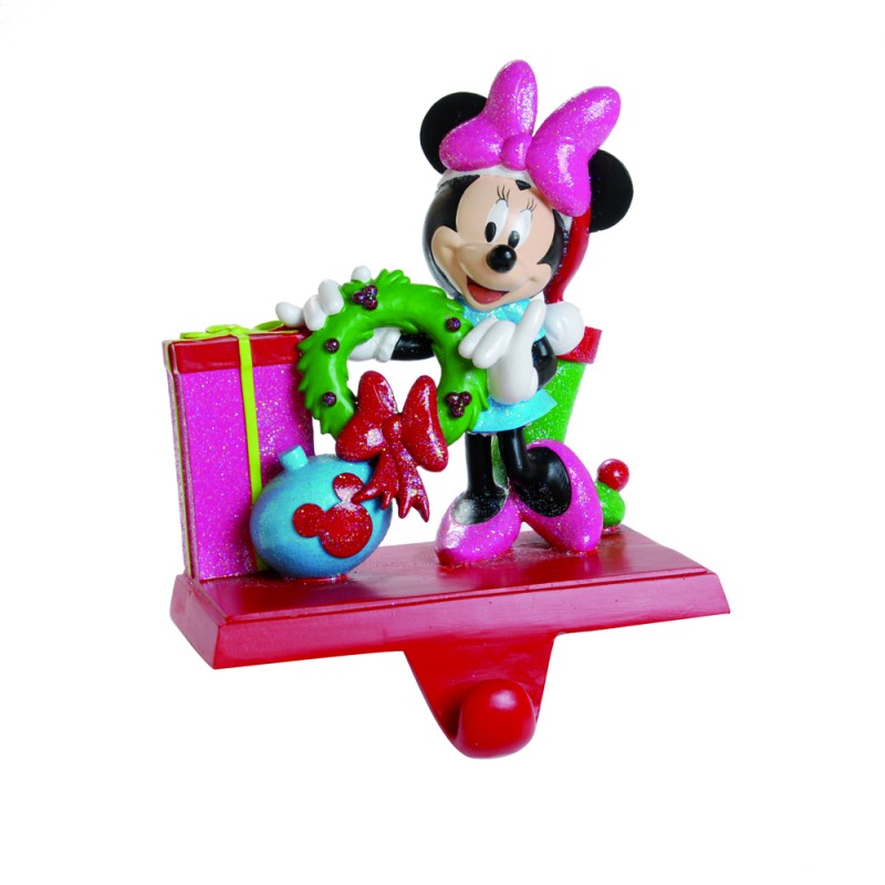 Toallero y paño navideño de Minnie Mouse - Adornos navideños de Disney