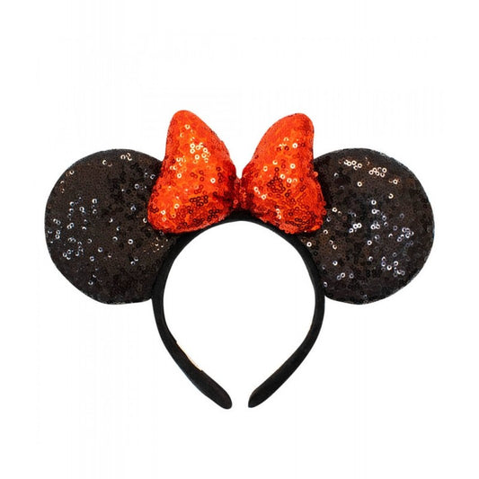 Tiara Minnie Laço Lantejoulas Disney