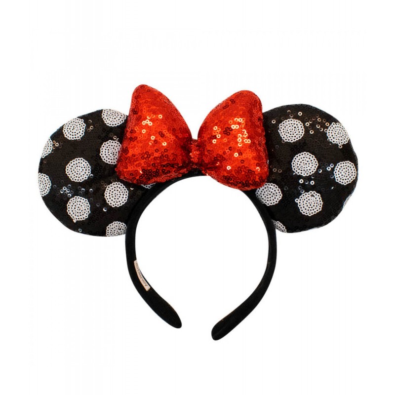 Tiara Lujo Lentejuelas Lunares Minnie