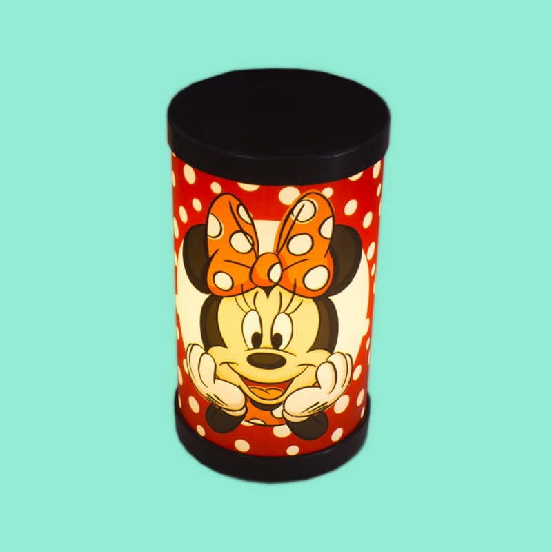 Abajur Luminária de Mesa Minnie Mouse