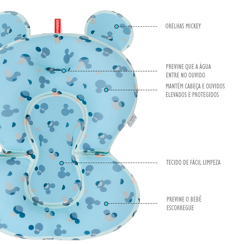 Almofada de Banho Flutuante Mickey e Minnie Disney