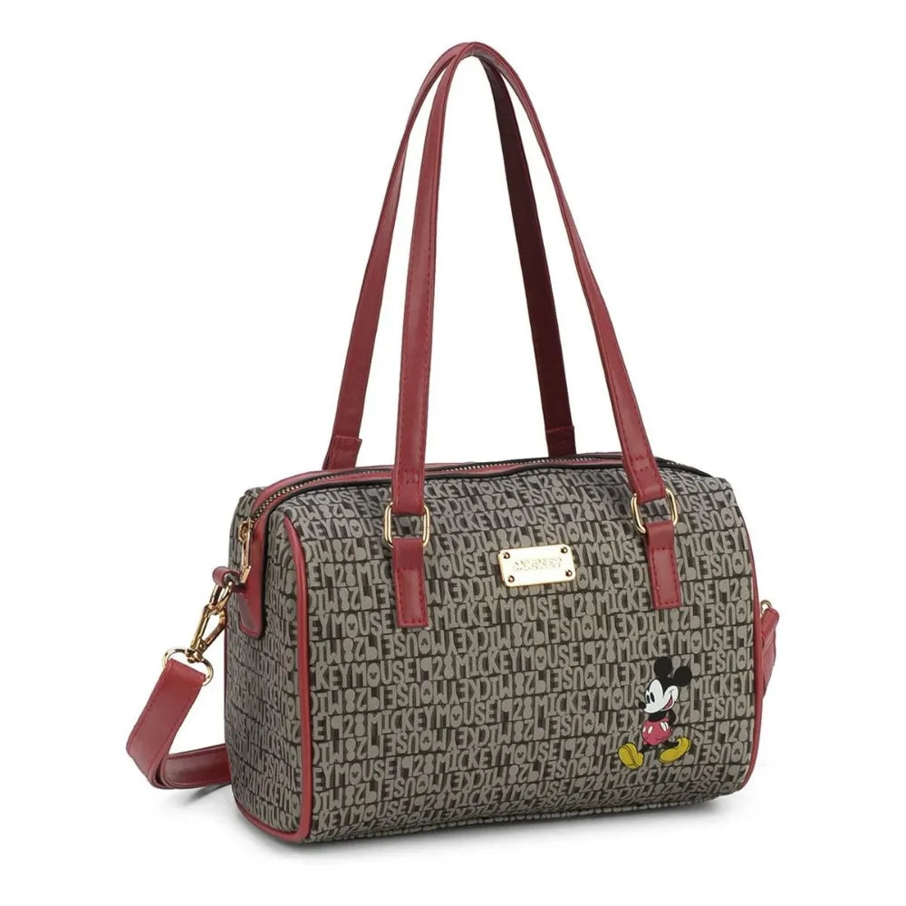 Mickey Lettering Bag Women's Chest Black