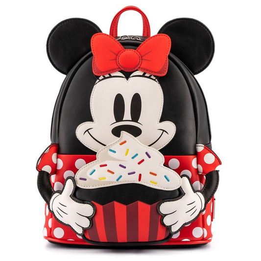 Bolsa Mochila de Costas Minnie Cupcake Loungefly Original Disney