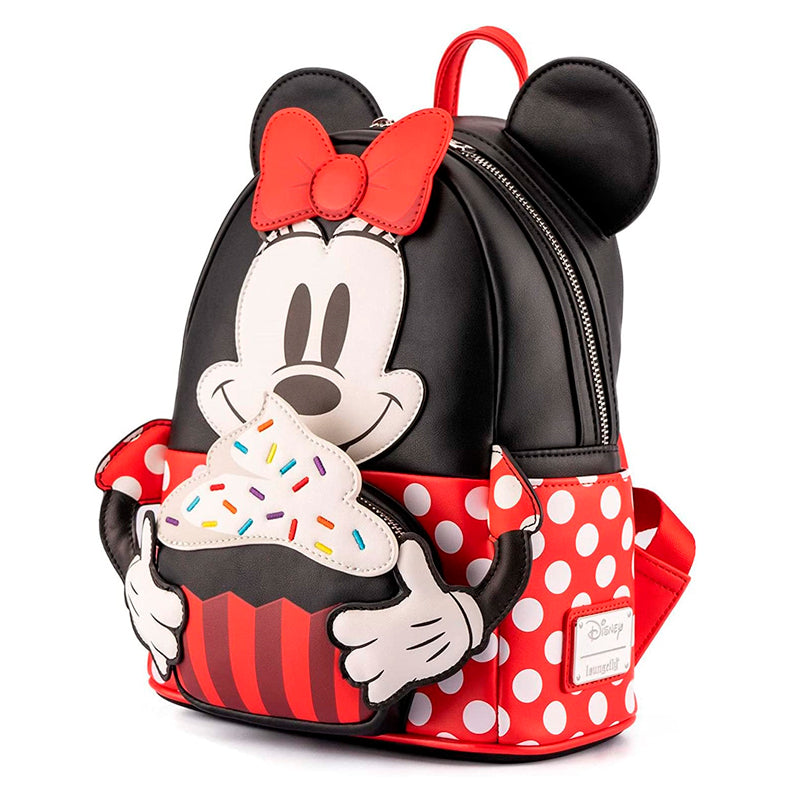 Bolsa Mochila de Costas Minnie Cupcake Loungefly Original Disney