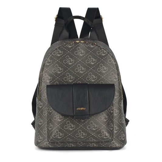 Disney Black Monogram Mickey Backpack Bag