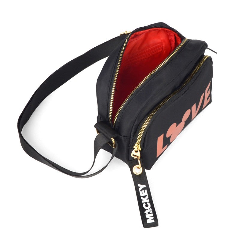 Disney Black Mickey Love Shoulder Bag