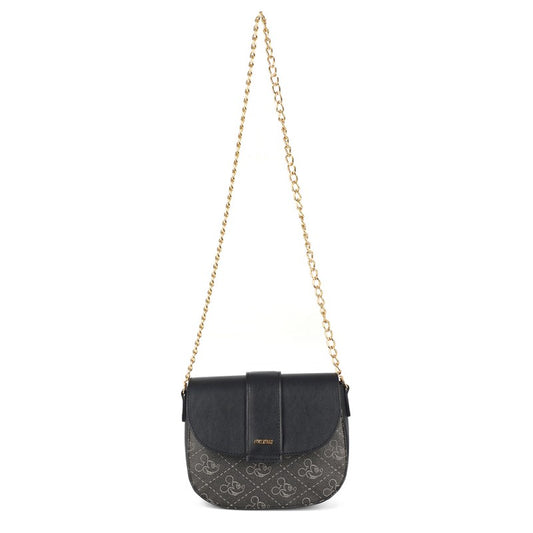 Disney Black Monogram Mickey Shoulder Bag