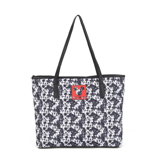 Bolsa Feminina Tote Mickey Sketch Preto Disney