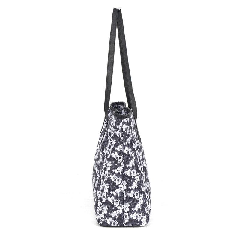 Bolso Tote Mujer Mickey Sketch Disney Negro