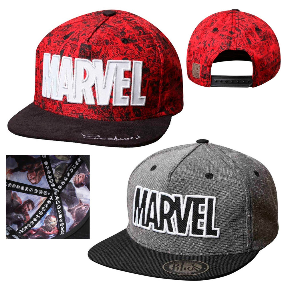 Gorra de ala recta para hombre Endgame Marvel