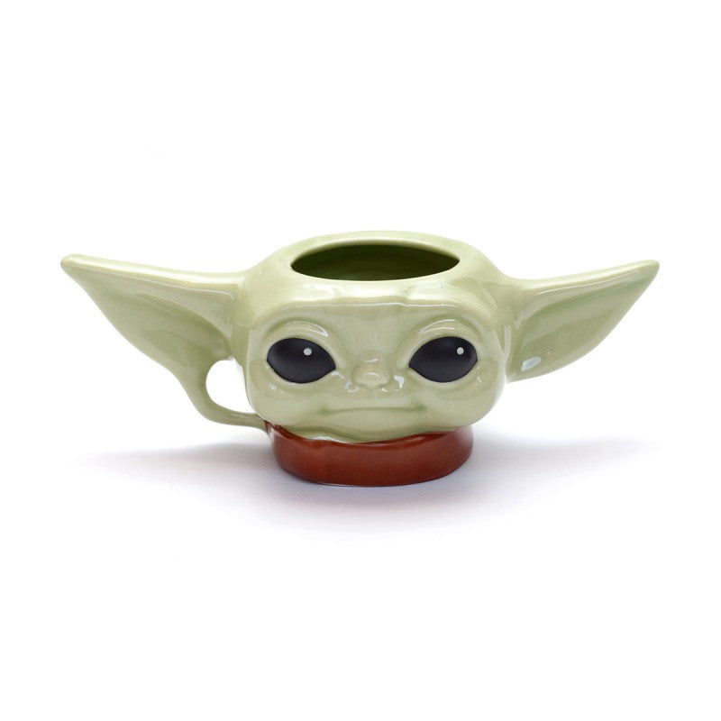 Taza Baby Yoda Grogu Mandaloriam Star Wars 3D 300mL