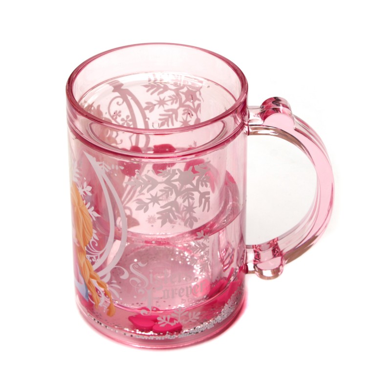 Taza Infantil Doble Capa con Anna y Elsa Frozen Gel 220mL