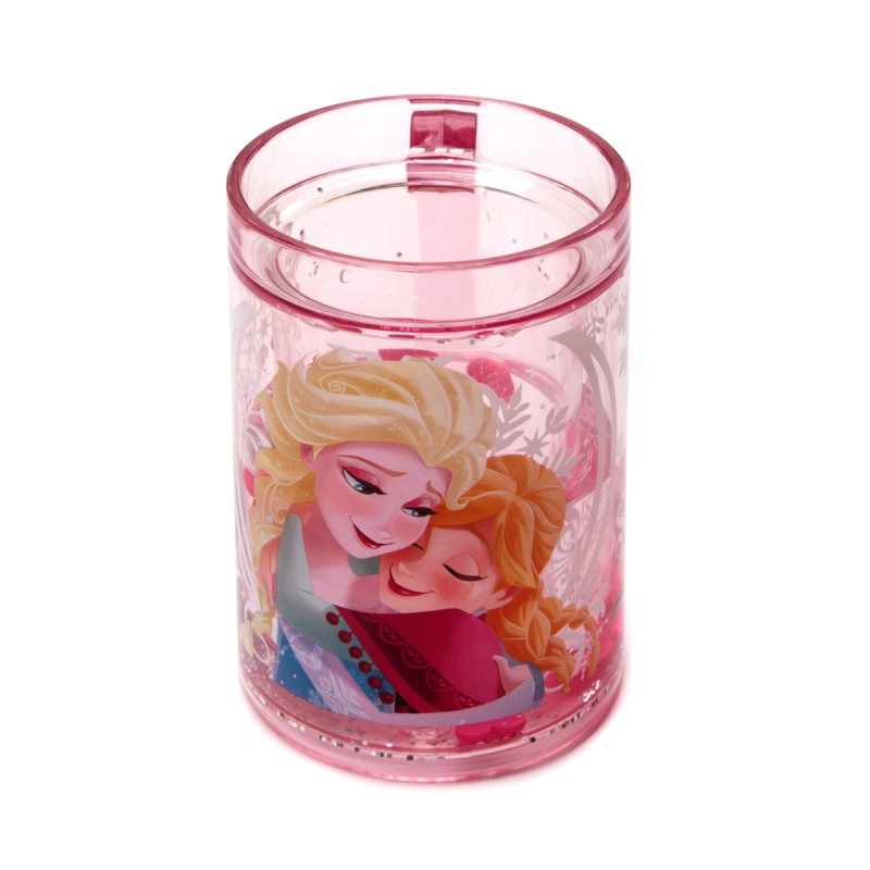 Caneca Infantil Dupla Camada com Gel Anna e Elsa Frozen 220mL