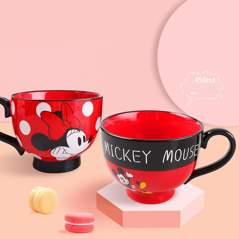 Caneca Mickey Minnie Breakfast 450ml Original Disney