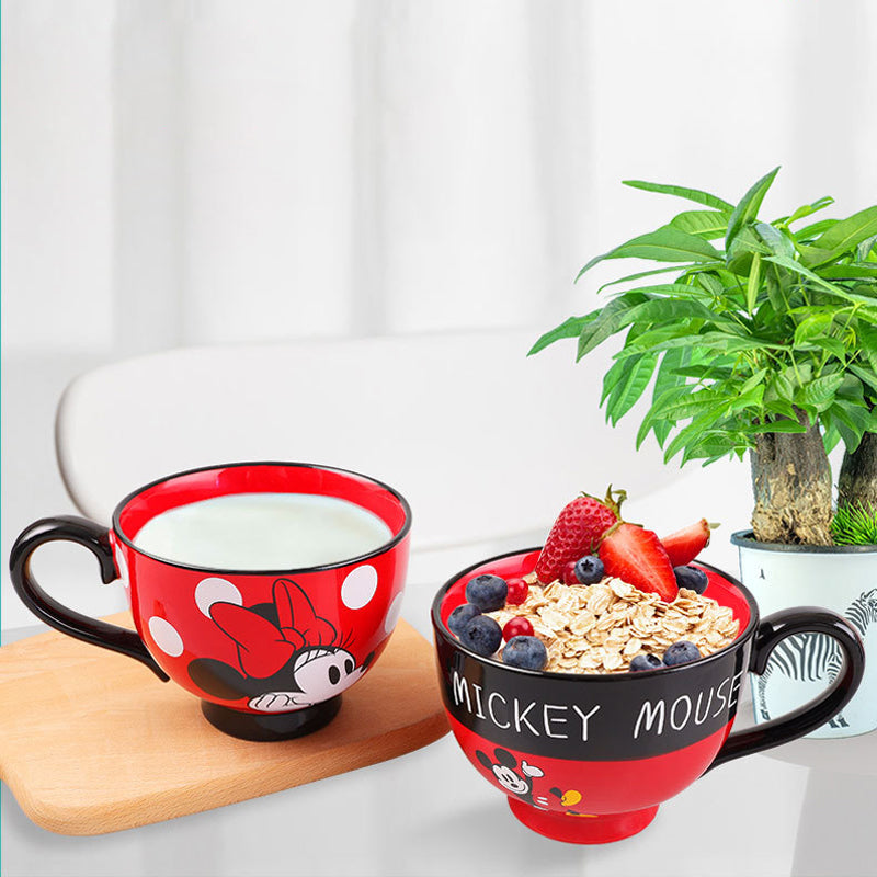 Caneca Mickey Minnie Breakfast 450ml Original Disney