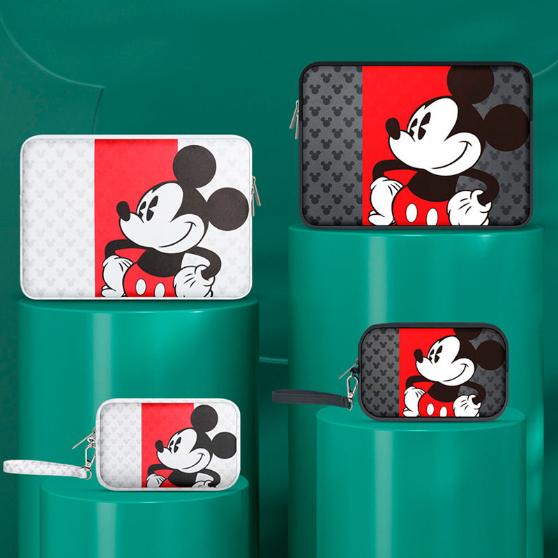 Funda para Cuaderno y Necessaire Mickey Heads Disney