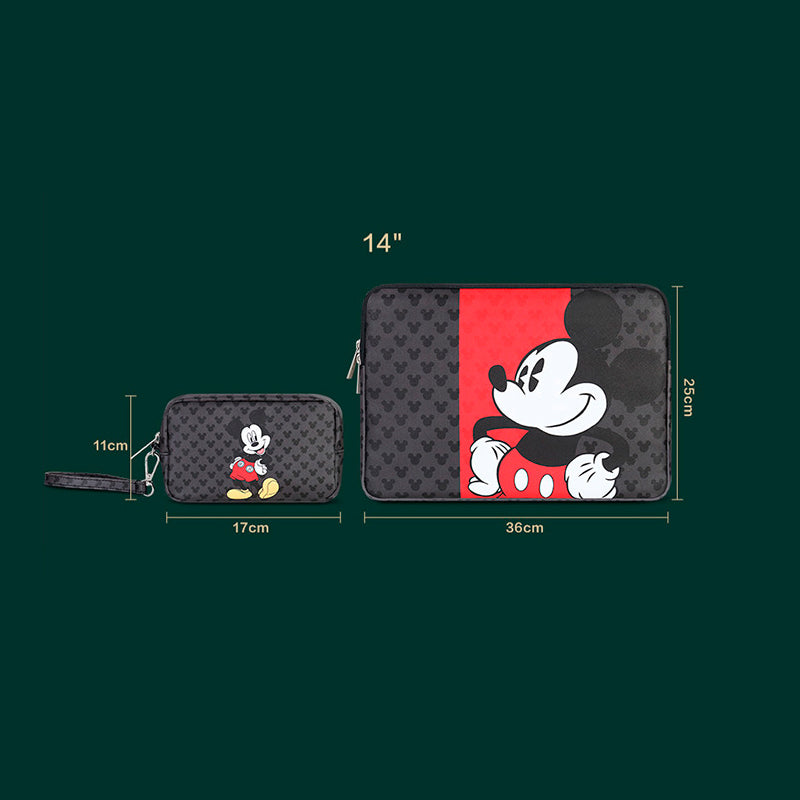 Case Cover for Notebook and Necessaire Mickey Heads Disney