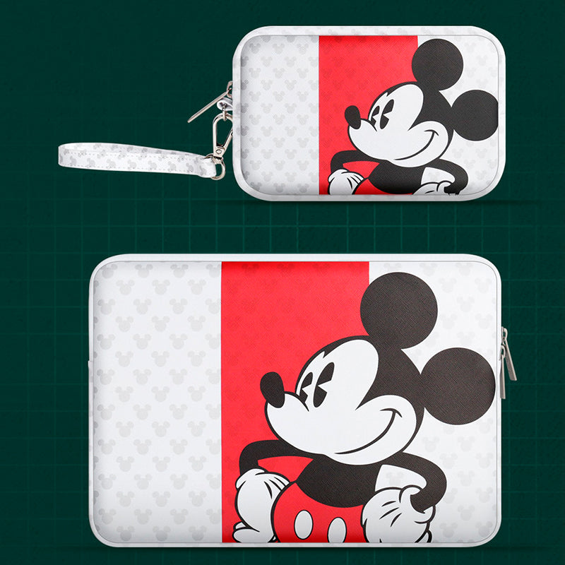 Funda para Cuaderno y Necessaire Mickey Heads Disney