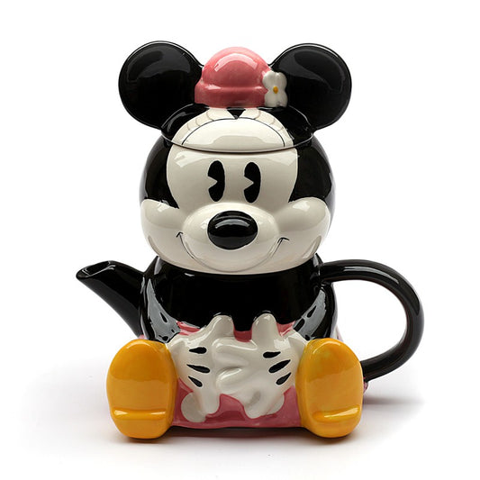 Chaleira e Caneca 3D C/ Tampa Minnie Mouse 720ml