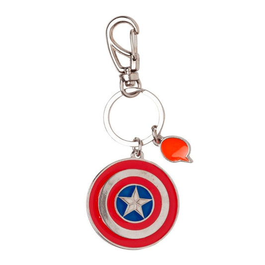 Llavero escudo de metal Capitán América