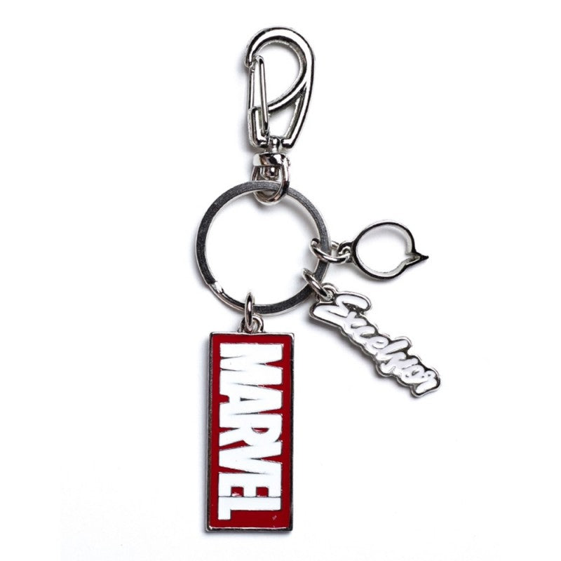Llavero de metal con logotipo de Marvel
