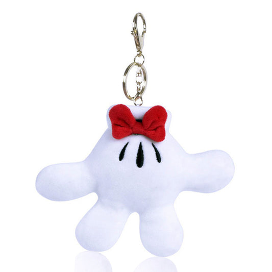 Minnie Disney Glove Plush Keychain