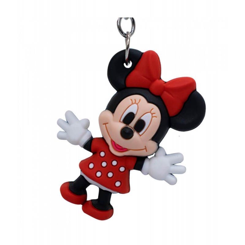 Llavero de silicona 3D de Minnie Mouse